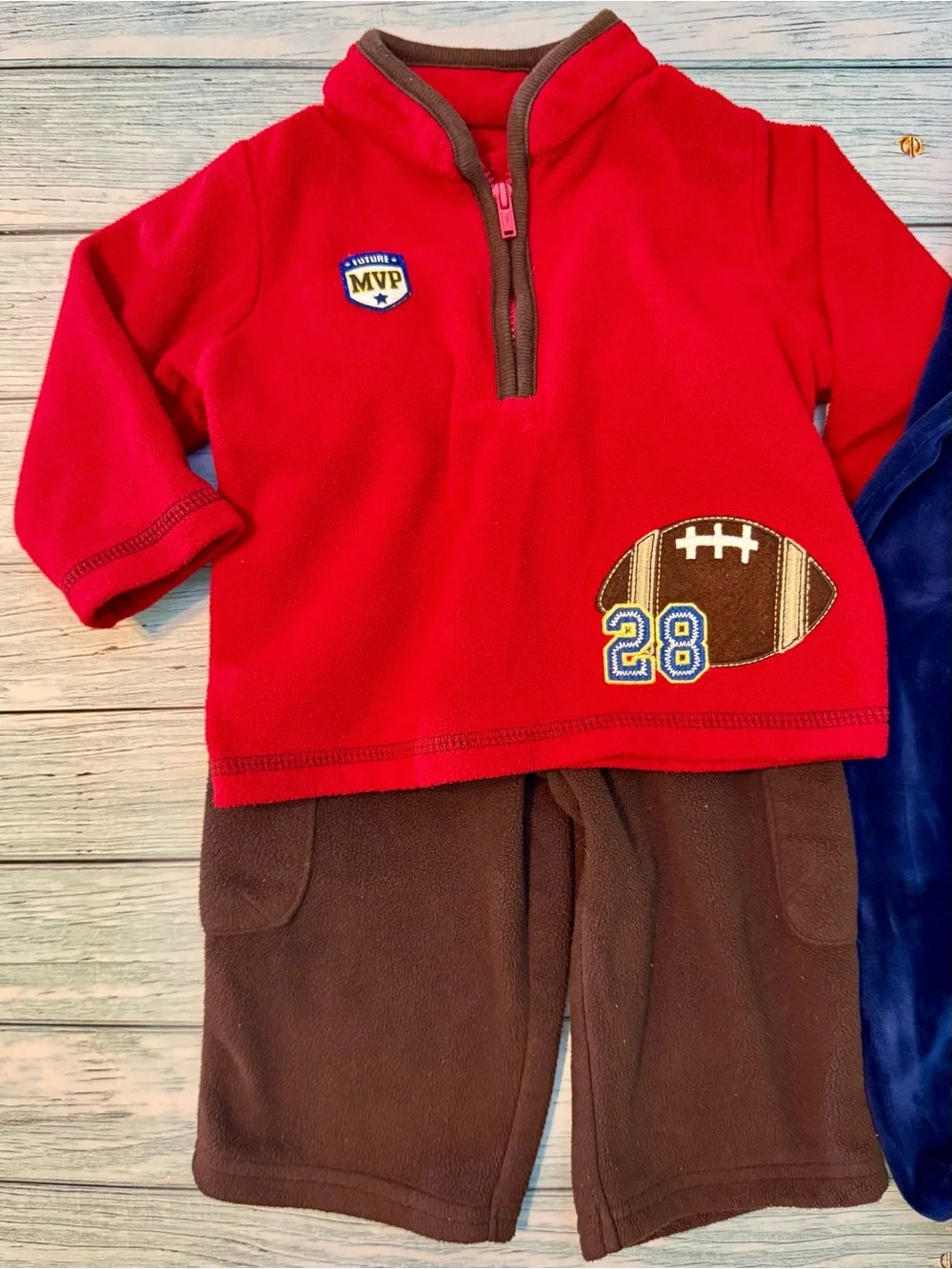 Sports Lot! Fleece One Piece, Shirt and Pants - Football, Basketball, Baseball